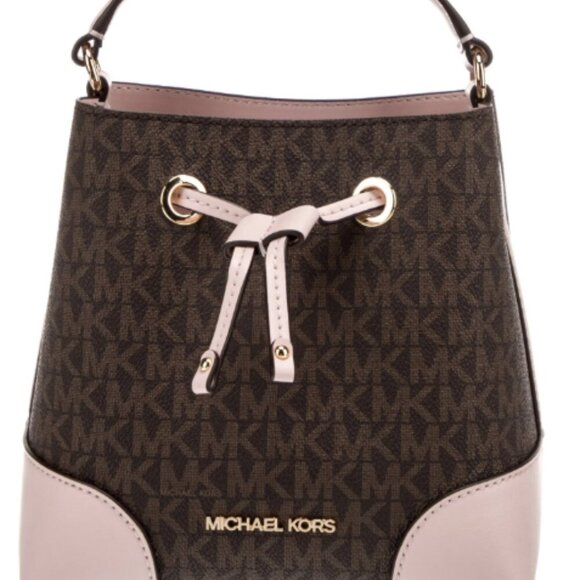 Michael Kors Brown & Pink Mini Crossbody Bag NWT ✨ - Picture 5 of 5